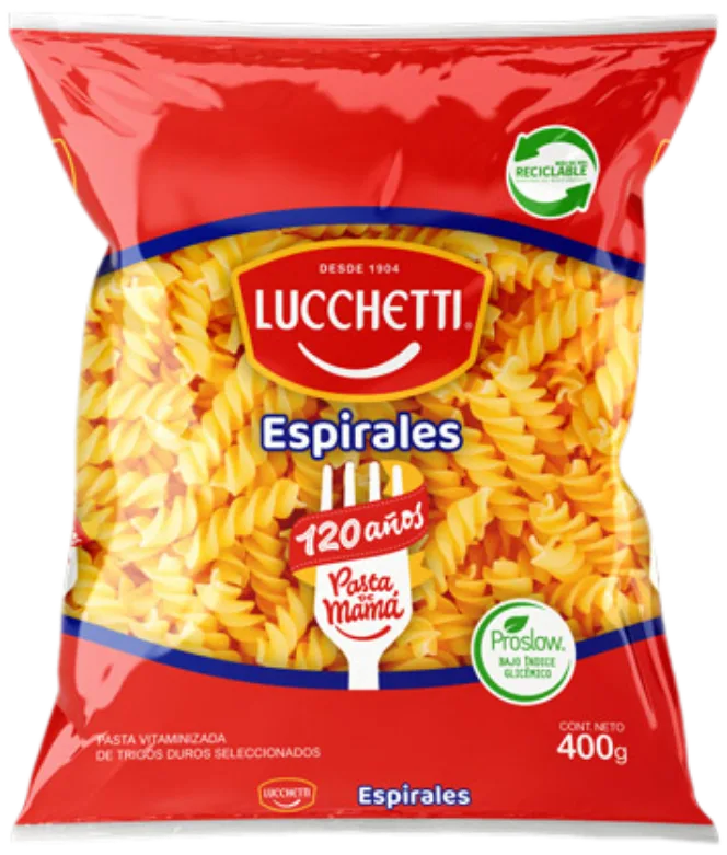 Espirales 400 gr Lucchetti