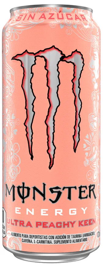 Energética ultra peachy keen 473ml Monster Energy
